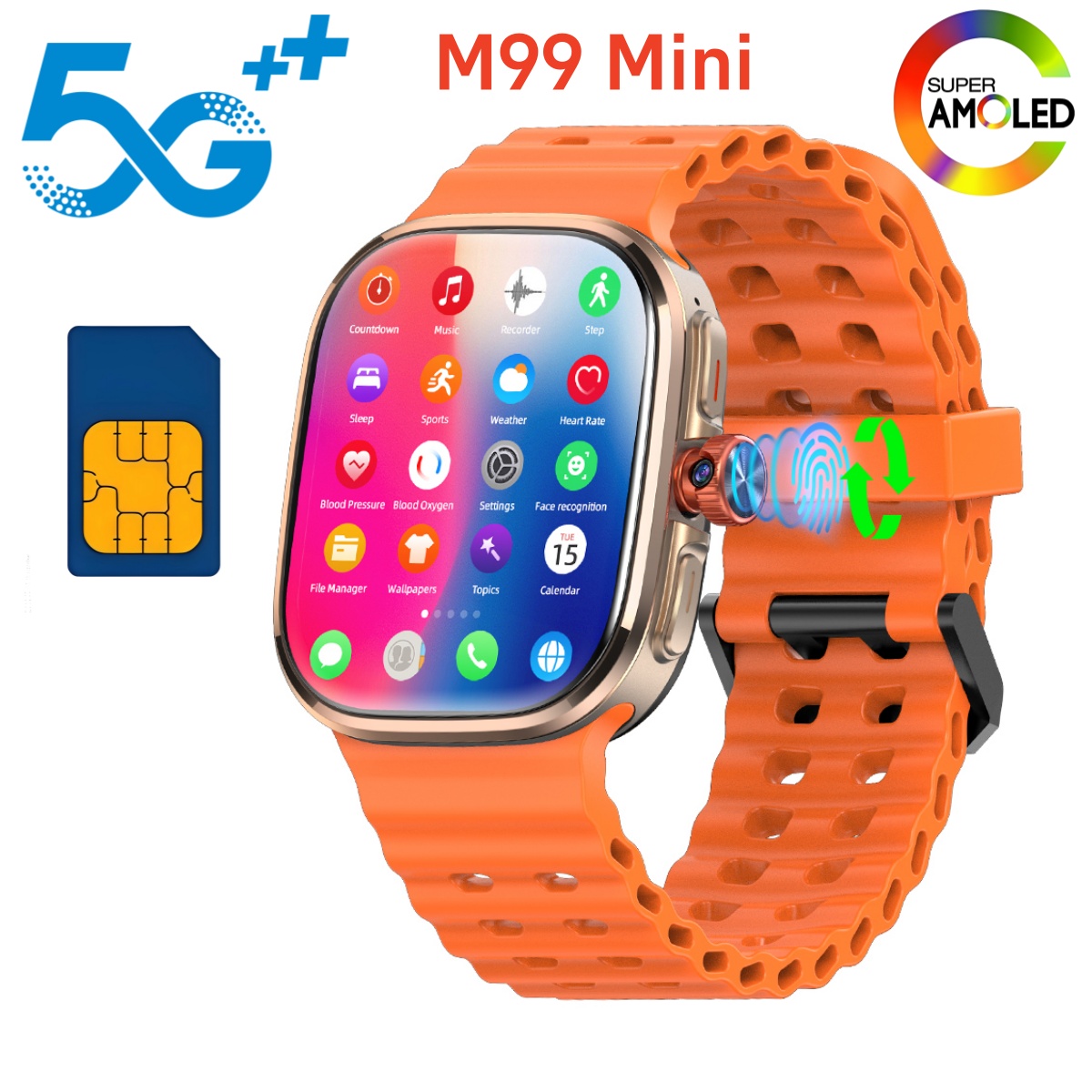 Smartwatch Face - ساعة ذكية M99 ميني 5G بنظام