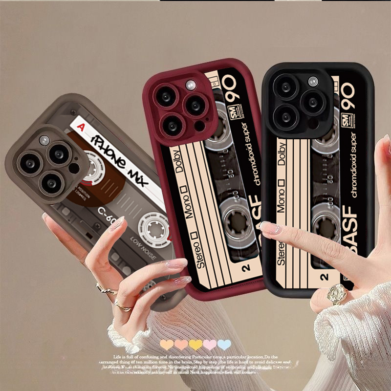 Vivo Y28 - غطاء هاتف بتصميم راديو كلاسيكي وشريط