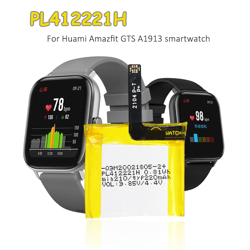 Smartwatch A1914 - بطارية PL412221H بسعة 220 مللي أمبير