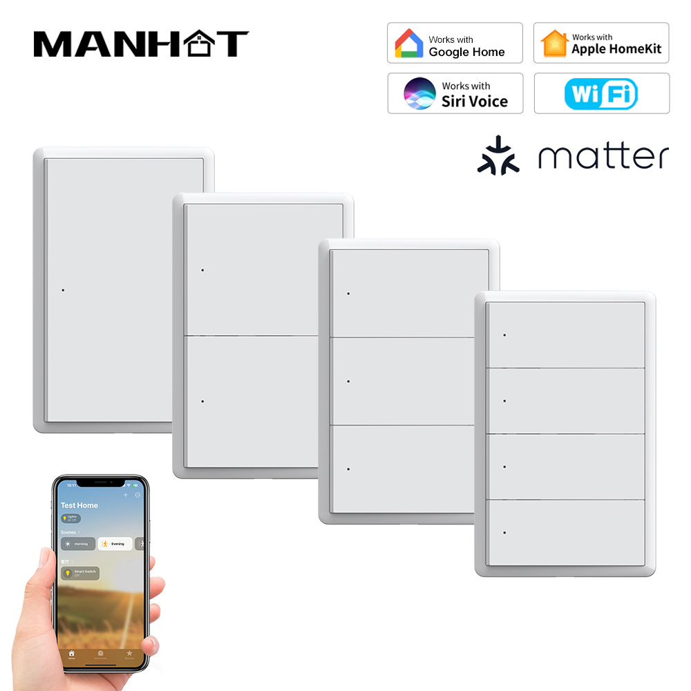 Smart Accessories - مفتاح إضاءة ذكي من MANHOT يعمل