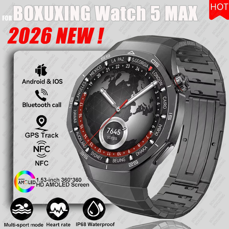 Smartwatch Face - 2026 جديد ساعة BOXUXING 5 ماكس