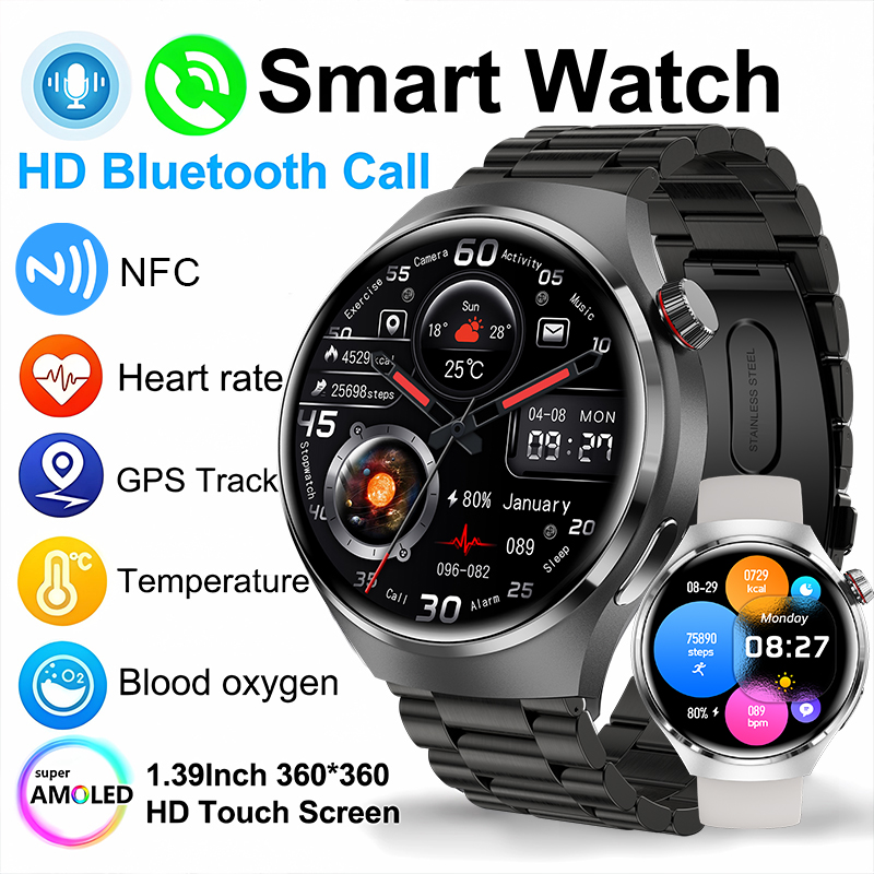 Smartwatch Face - ساعة ذكية جديدة 2026 لمراقبة معدل