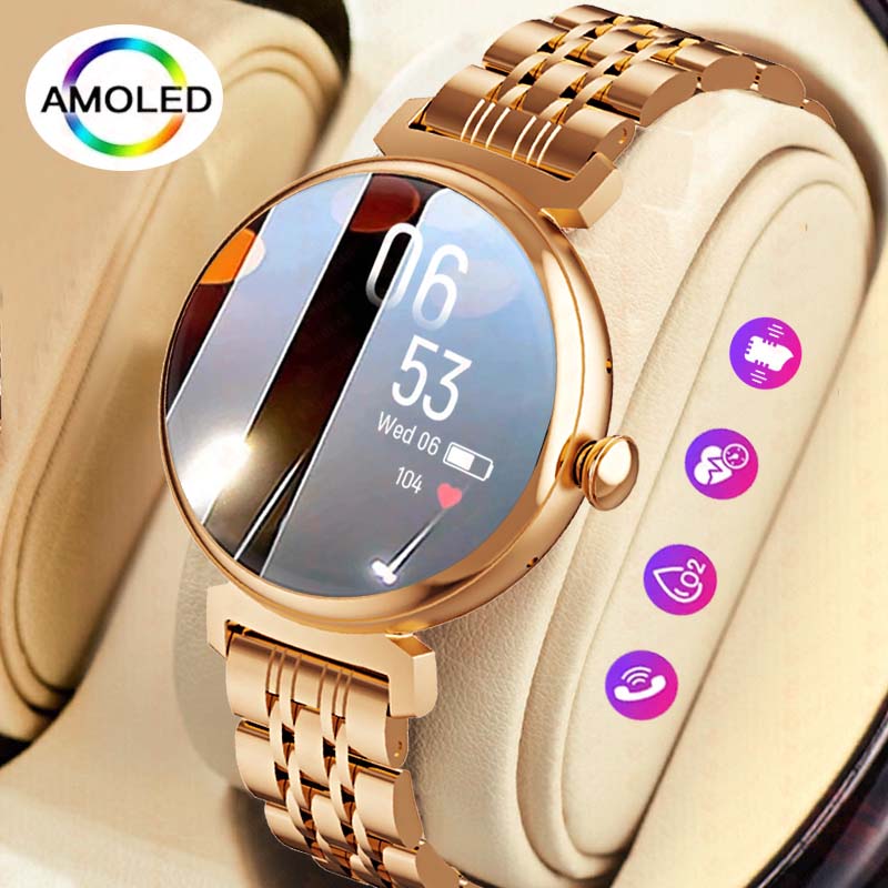 Smartwatch Face - شاشة AMOLED مقاس 1.04 بوصة، شاشة