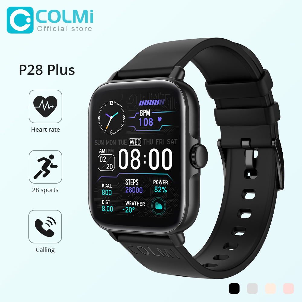 Smartwatch Face - COLMI P28 Plus بلوتوث الرد على