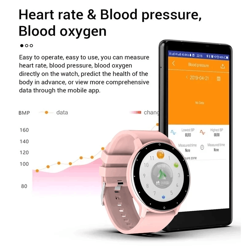 ساعة ذكية للنساء من LIGE مع تو - مراجعة Smartwatch Face وسعره