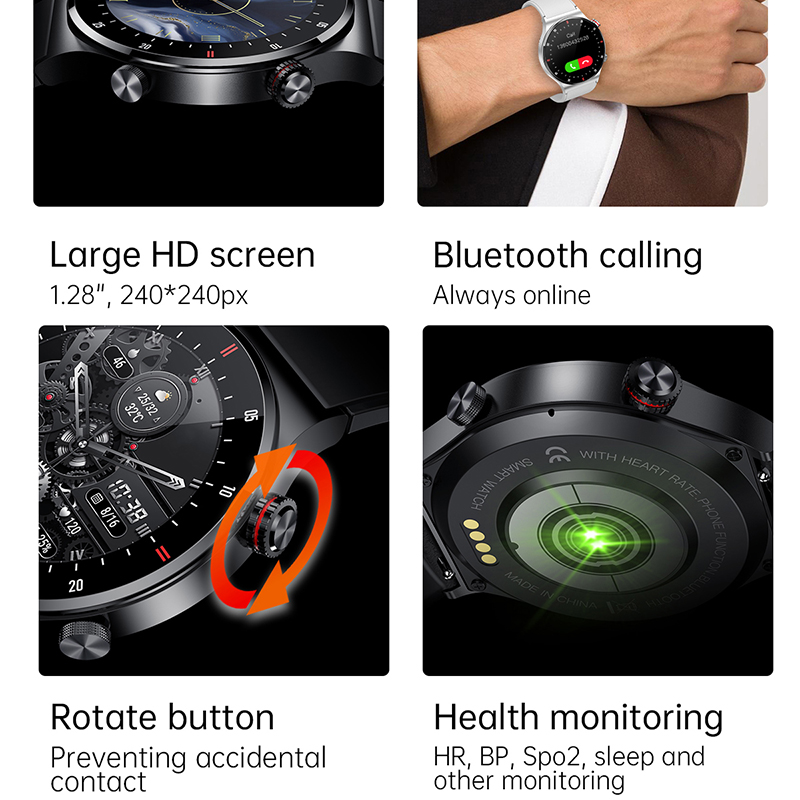 نظام تحديد المواقع ECG + PPG ب - مراجعة Smartwatch Face وسعره