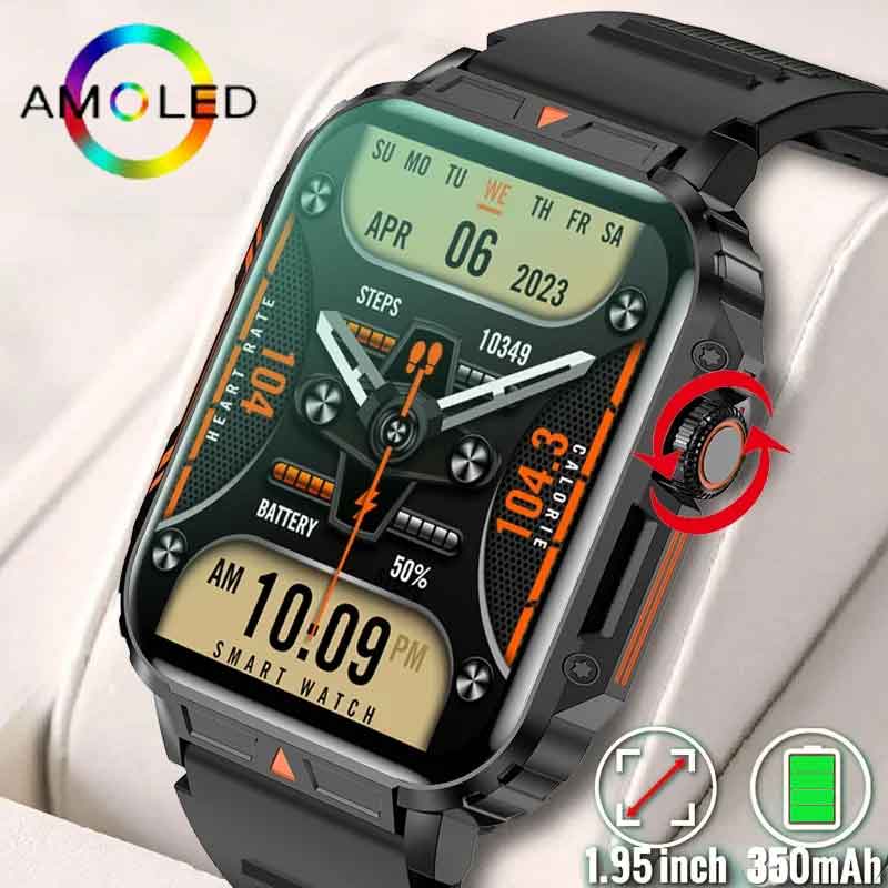 ساعة ذكية عسكرية خارجية للرجال - مراجعة Smartwatch Face وسعره