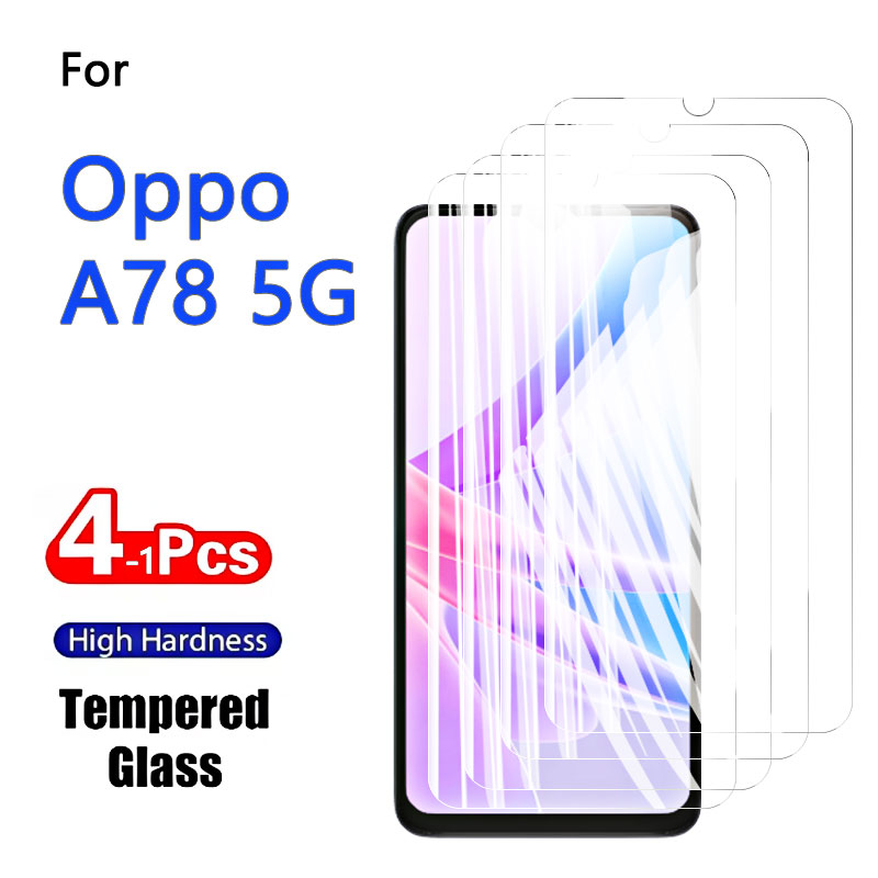 1-4 قطعة واقيات الشاشة ل ممن ل - مراجعة Oppo A78 وسعره