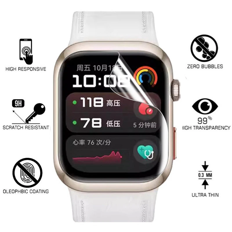 طبقة هيدروجيل من مادة TPU لساع - مراجعة Huawei Smartwatch Accessories وسعره