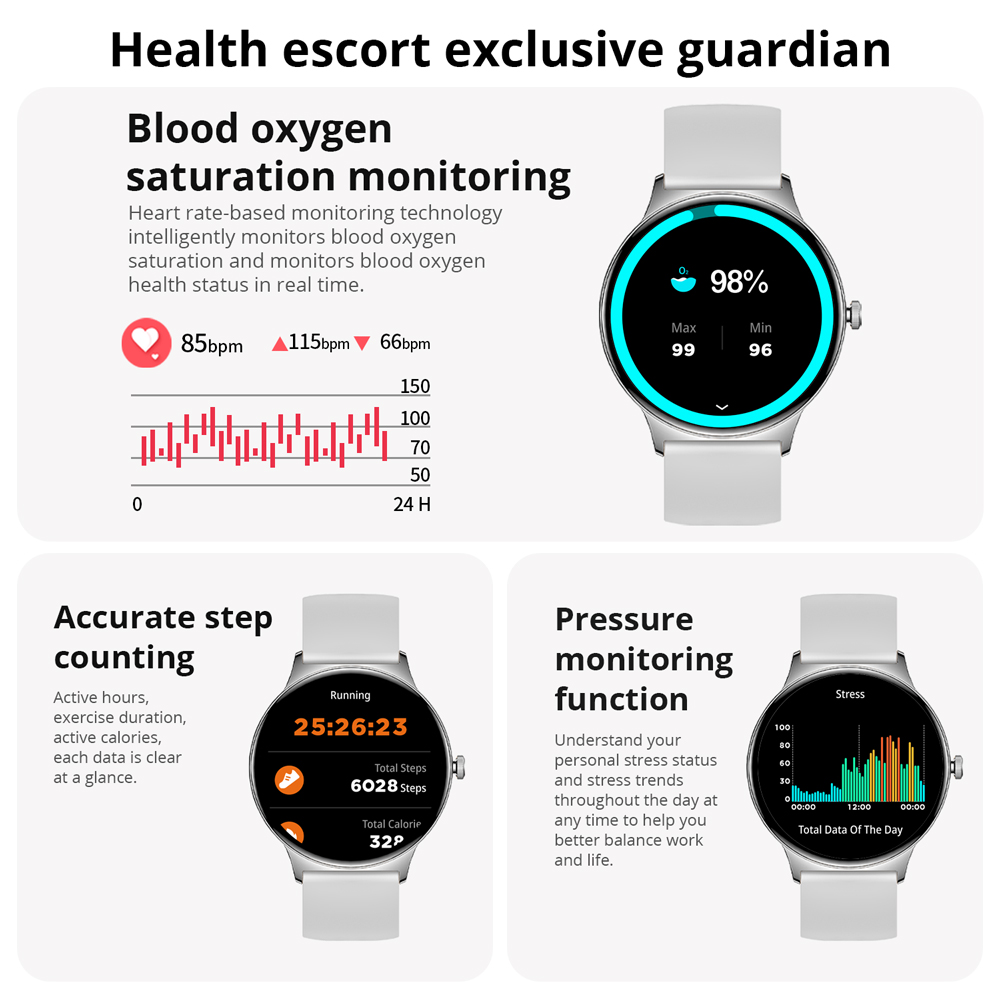 COLMI V89 ساعة ذكية للنساء 1.4 - مراجعة Smartwatch Face وسعره
