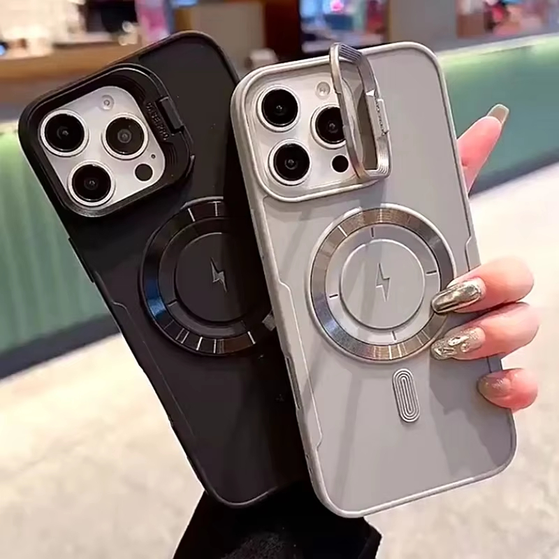 حامل جديد مع مسند لهاتف آيفون  - مراجعة Magnetic Charging Stand وسعره