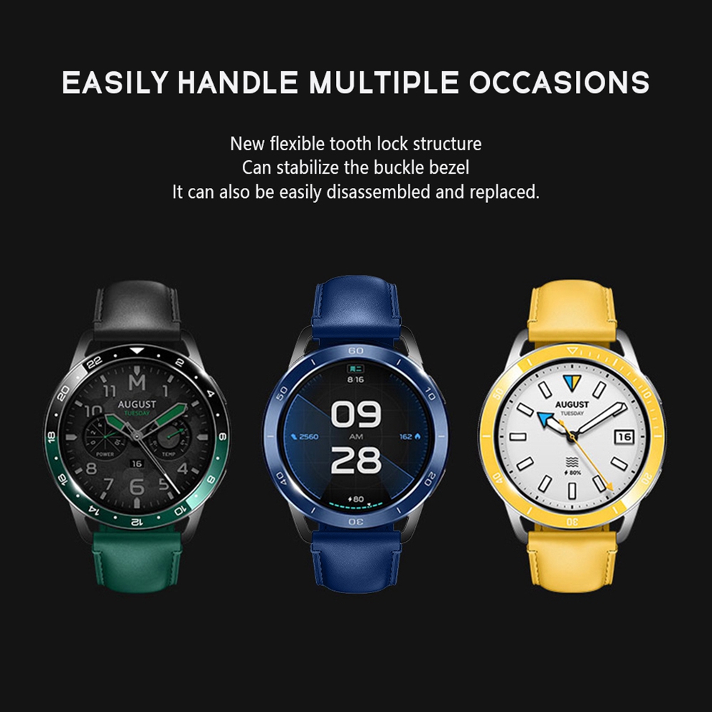 إطار معدني لساعة شاومي S4 / S3 - مراجعة Xiaomi Smartwatch S4 Accessories وسعره