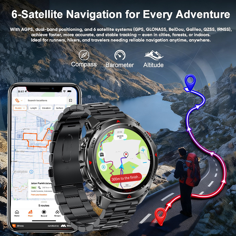 T-Rex 3 Pro العسكرية الصف AGPS - مراجعة Smartwatch Store وسعره