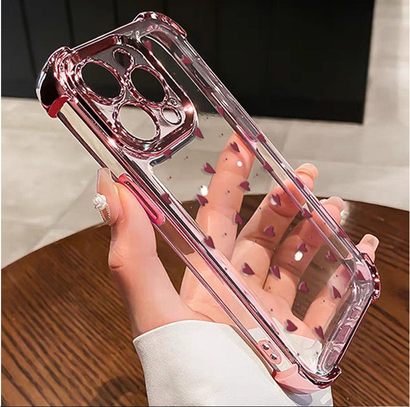 غطاء شفاف مطلي بتصميم قلب صغير - مراجعة Oppo A78 وسعره