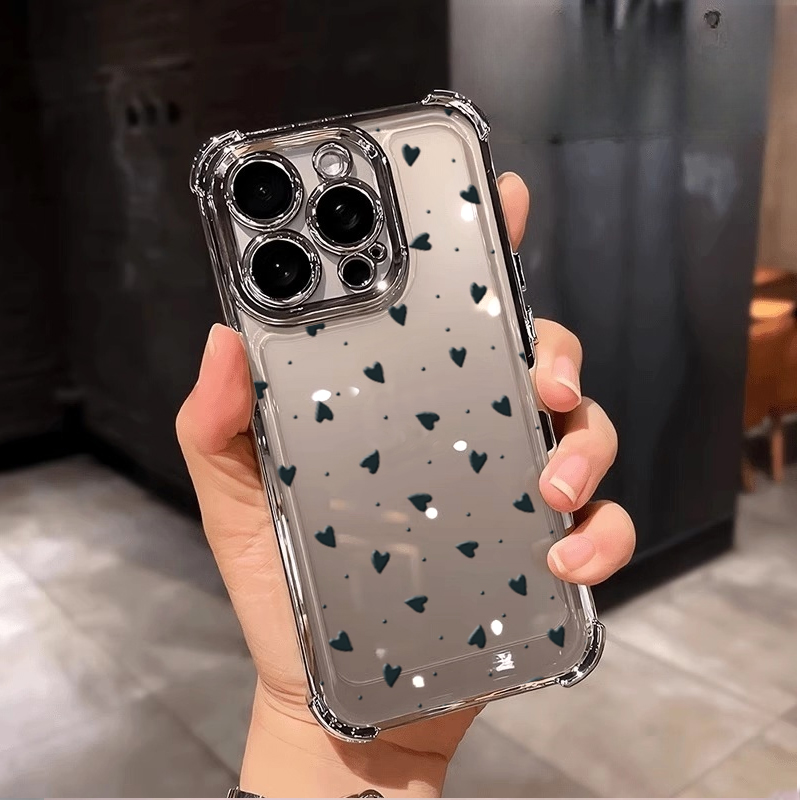 غطاء شفاف مطلي بتصميم قلب صغير - مراجعة Oppo A78 وسعره