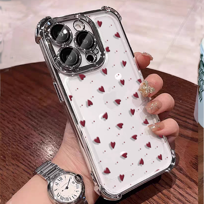 غطاء شفاف مطلي بتصميم قلب صغير - مراجعة Oppo A78 وسعره