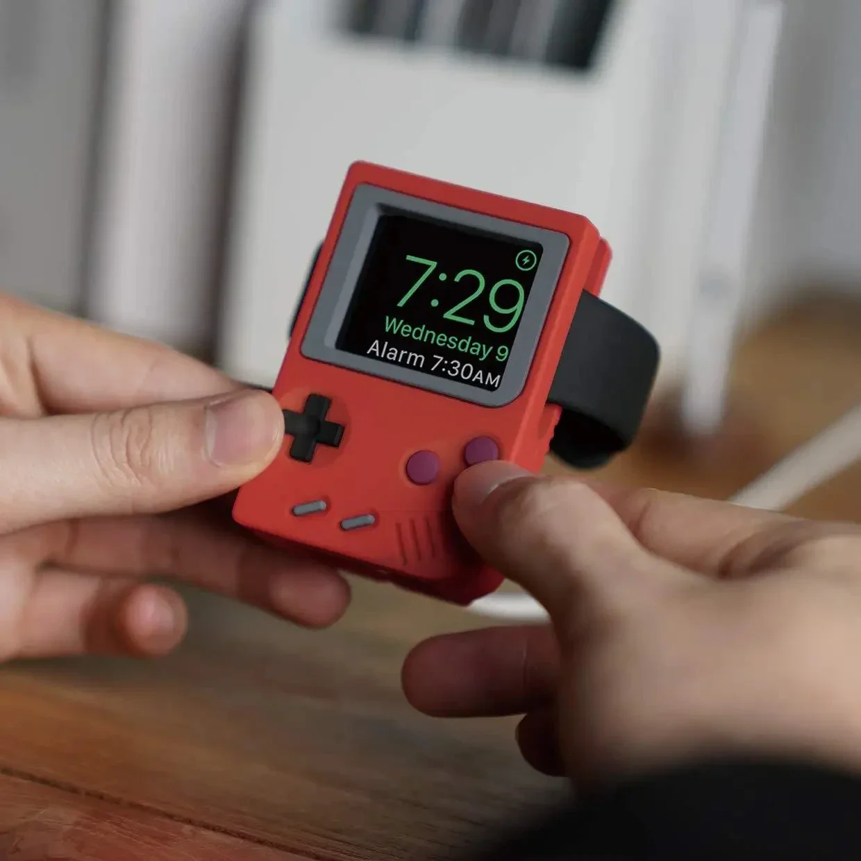 حامل سيليكون لشاحن ساعة آبل، م - مراجعة Watch Charging Dock وسعره