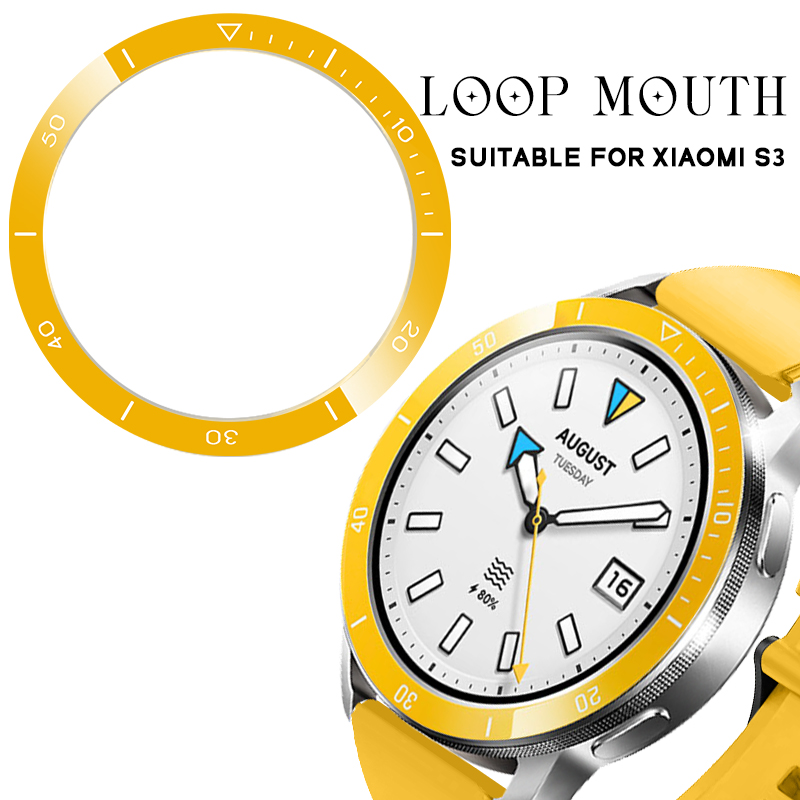 الحافة الدائري لساعة Xiaomi S3 - مراجعة Xiaomi Smartwatch S4 Accessories وسعره