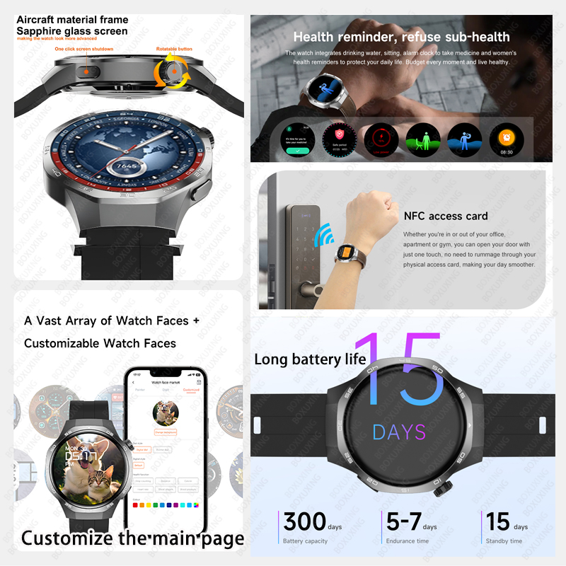 2026 جديد ساعة BOXUXING 5 ماكس - مراجعة Smartwatch Face وسعره