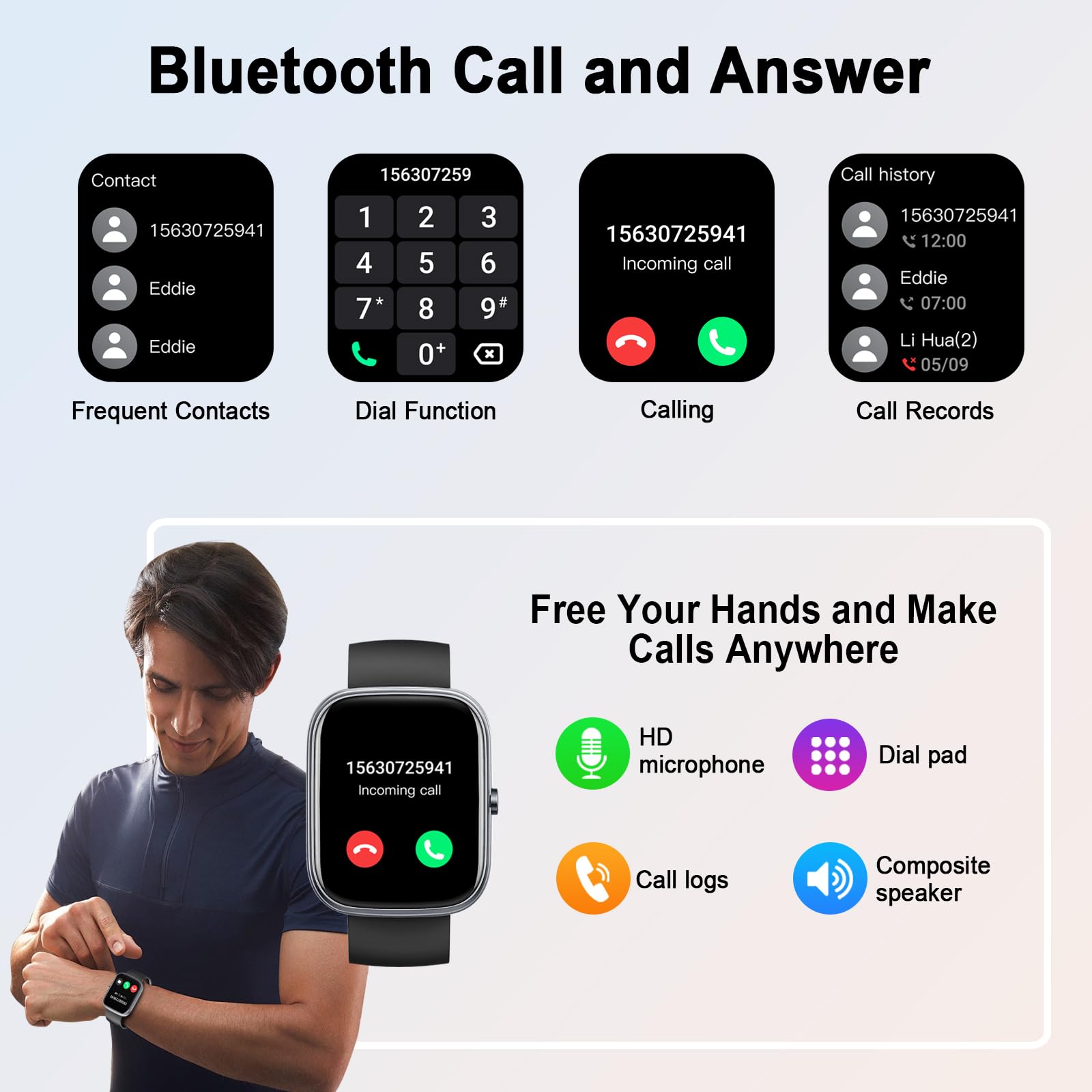 ساعة ذكية، ساعة ذكية مقاس 1.91 - مراجعة Smartwatch Face وسعره