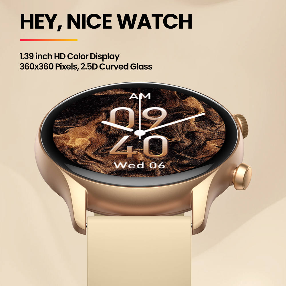 ساعة ذكية جديدة Zeblaze Btalk  - مراجعة Smartwatch Face وسعره