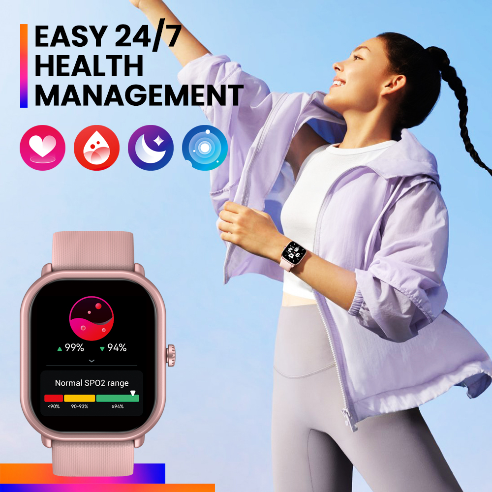 ساعة ذكية Zeblaze-GTS 3 Pro لل - مراجعة Smartwatch Face وسعره