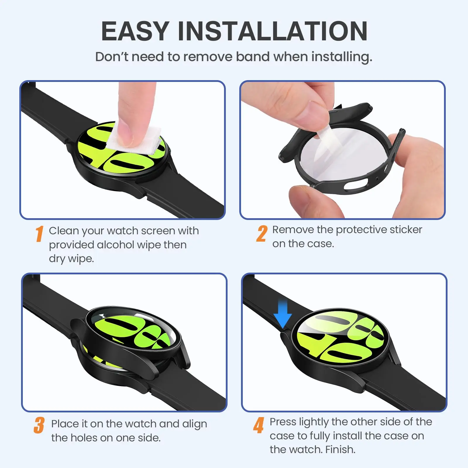 غطاء زجاجي + حافظة لساعة سامسو - مراجعة Smartwatch Case وسعره